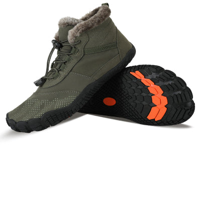 FrostTrail – Waterproof Winter Barefoot Boots (Unisex)
