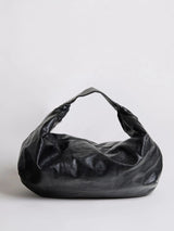 Distressed Black Shoulder Bag for Women – Stylish & Spacious Design