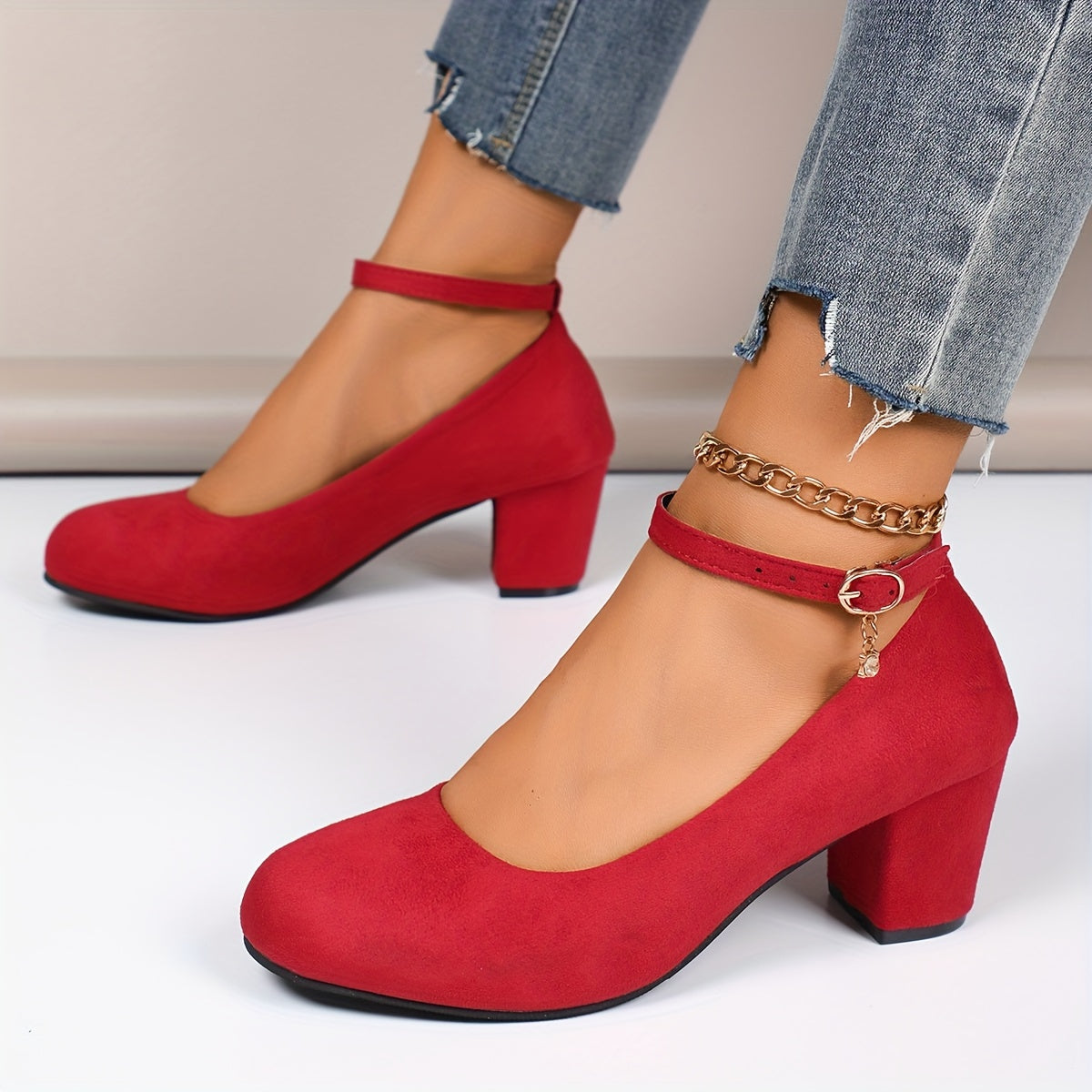 Elegant Block Heel Pumps for Women – Stylish & Versatile