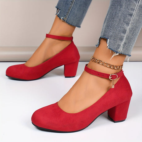 Elegant Block Heel Pumps for Women – Stylish & Versatile