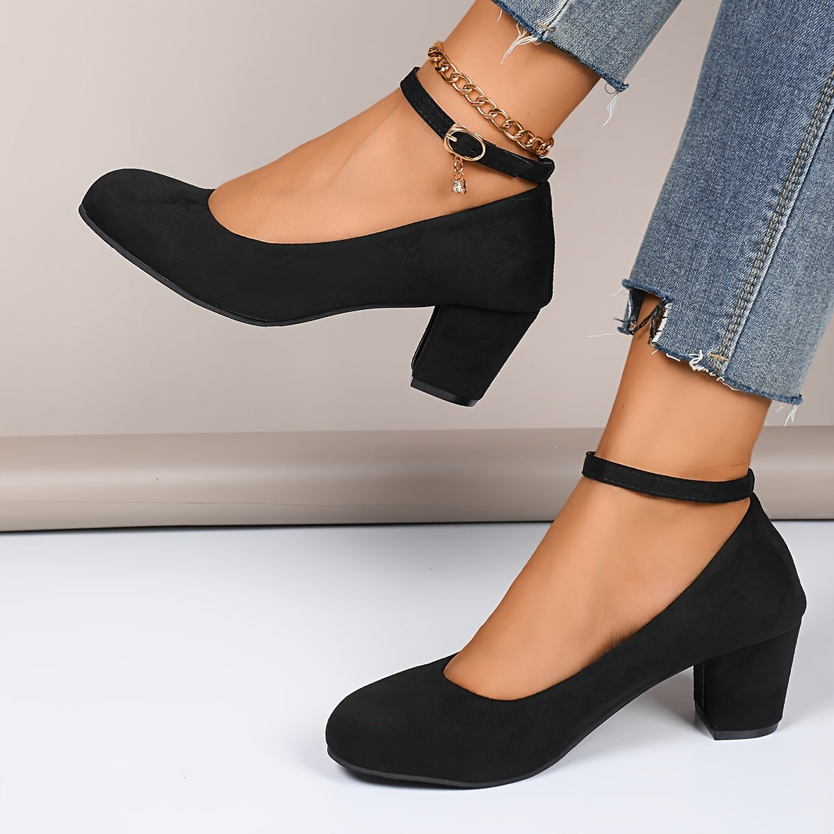 Elegant Block Heel Pumps for Women – Stylish & Versatile