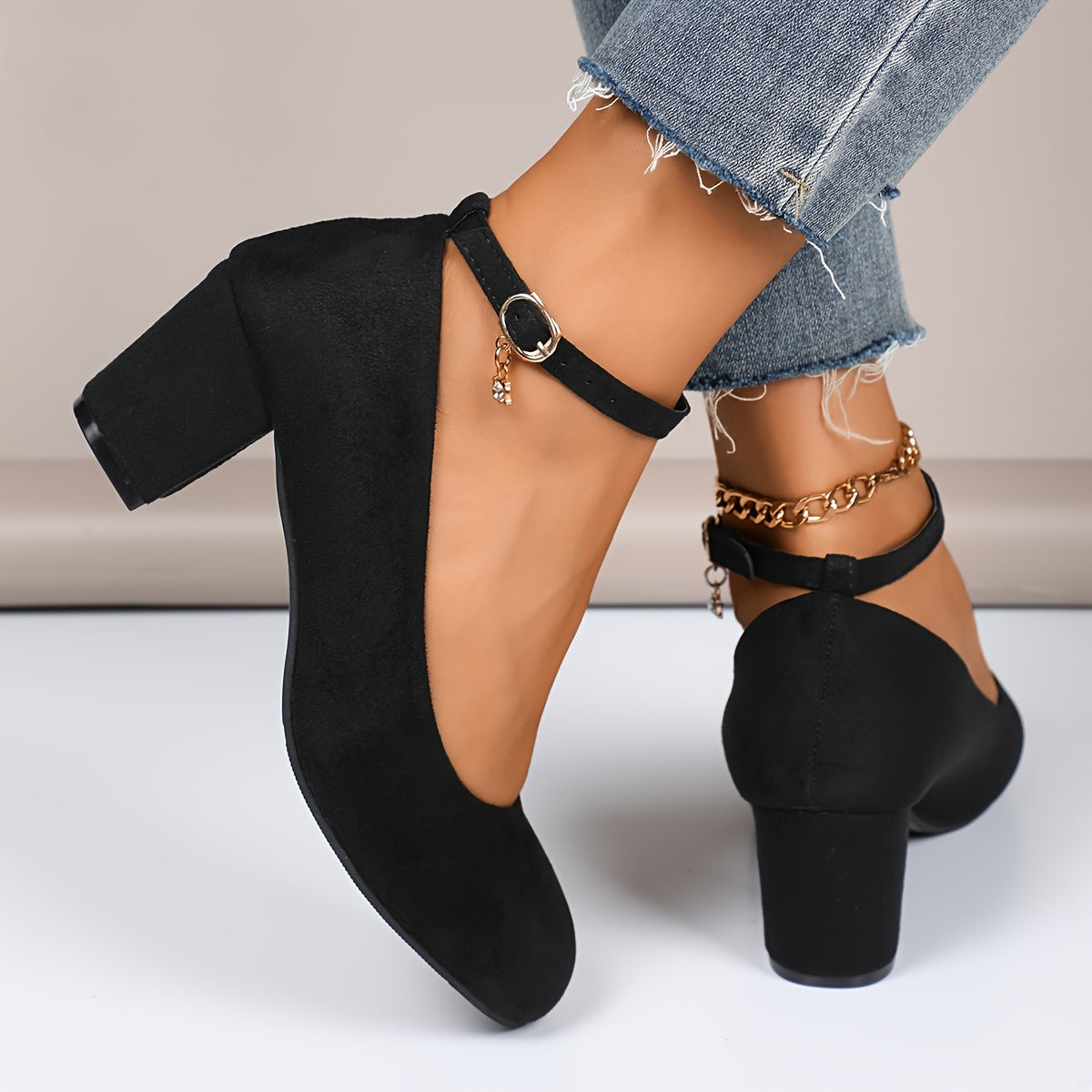 Elegant Block Heel Pumps for Women – Stylish & Versatile