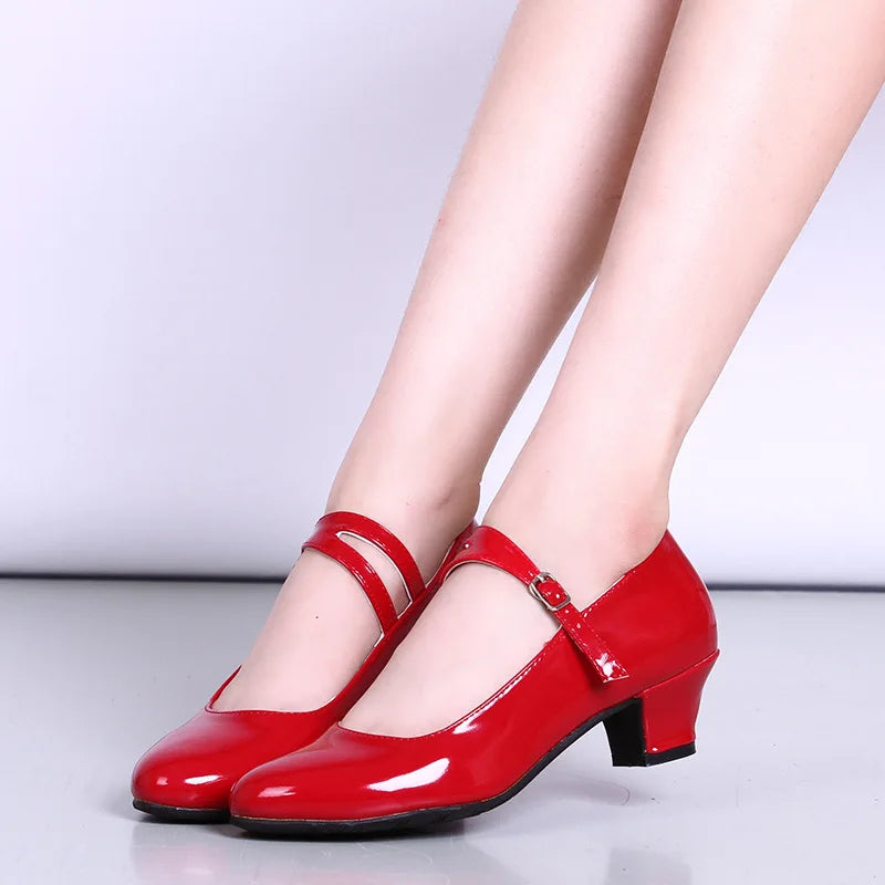 Elegant Mary Jane Heeled Shoes for Women – Stylish & Comfortable