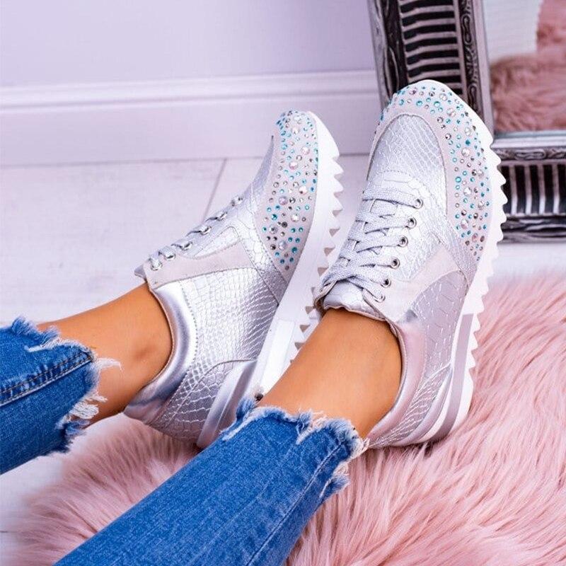 Embossed Fashion Sneakers for Women – Chic & Comfortable Style