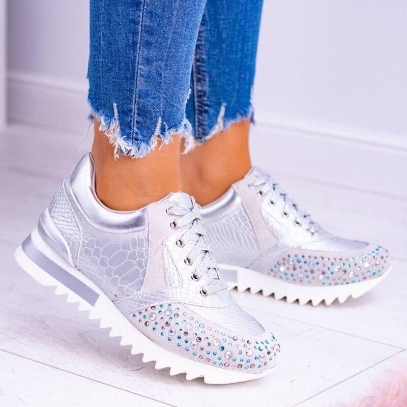 Embossed Fashion Sneakers for Women – Chic & Comfortable Style