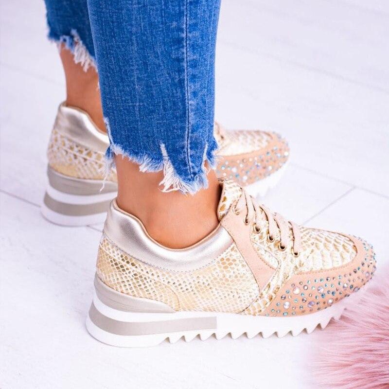 Embossed Fashion Sneakers for Women – Chic & Comfortable Style
