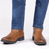 Embroidered Black Cowboy Boots for Men – Stylish & Durable Western Footwear