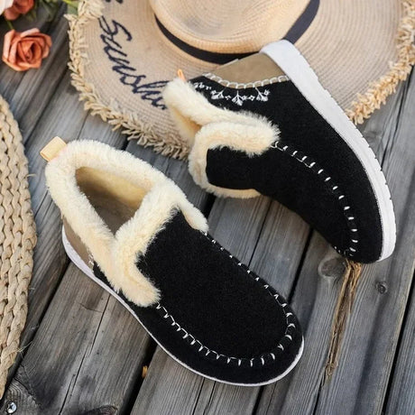 Faux Fur Lined Ankle Boots for Women – Cozy & Stylish Comfort