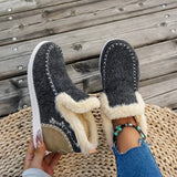 Faux Fur Lined Ankle Boots for Women – Cozy & Stylish Comfort