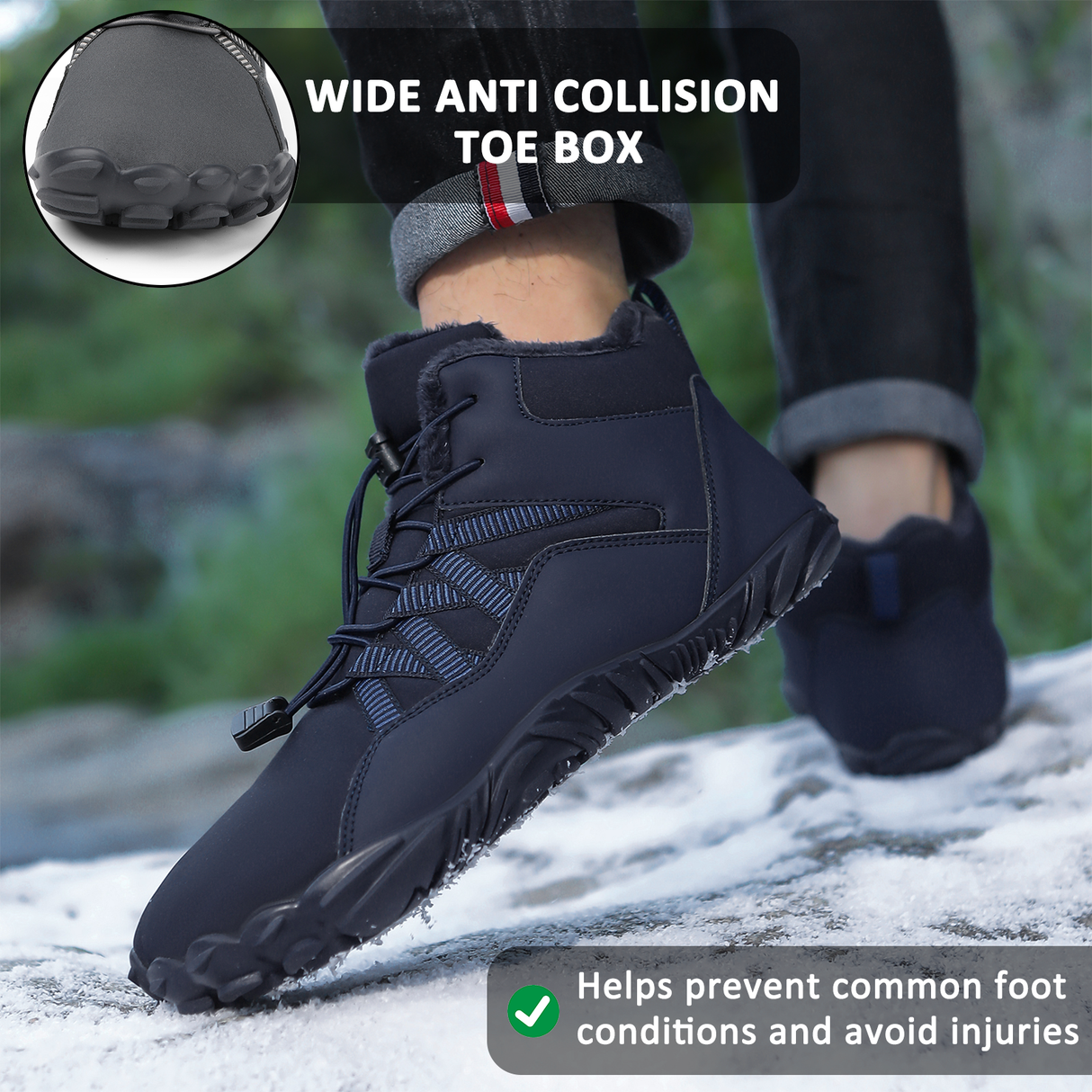 Five-Finger Barefoot Shoes for Men – Comfortable & Warm for Outdoor Activities 3