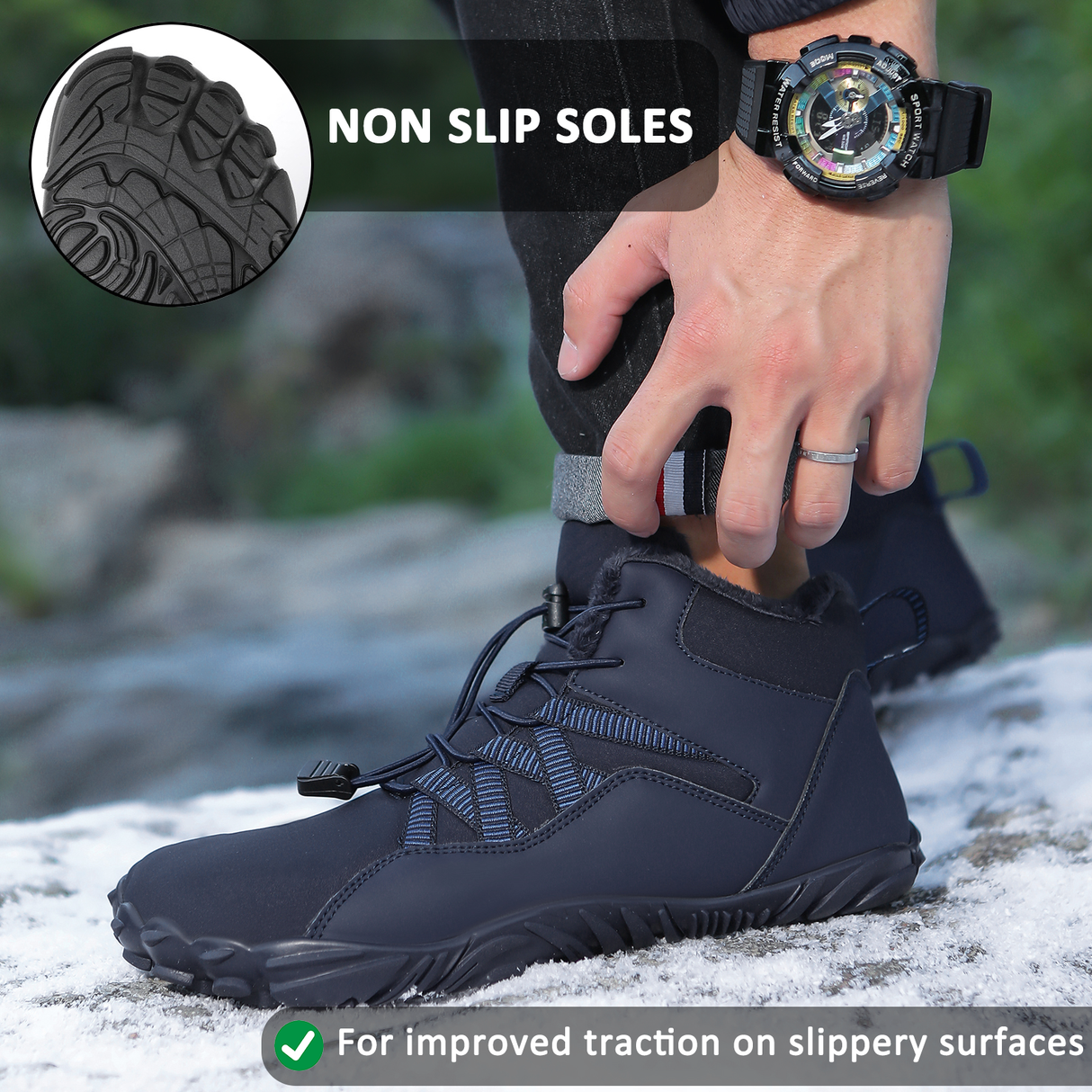 Five-Finger Barefoot Shoes for Men – Comfortable & Warm for Outdoor Activities 5