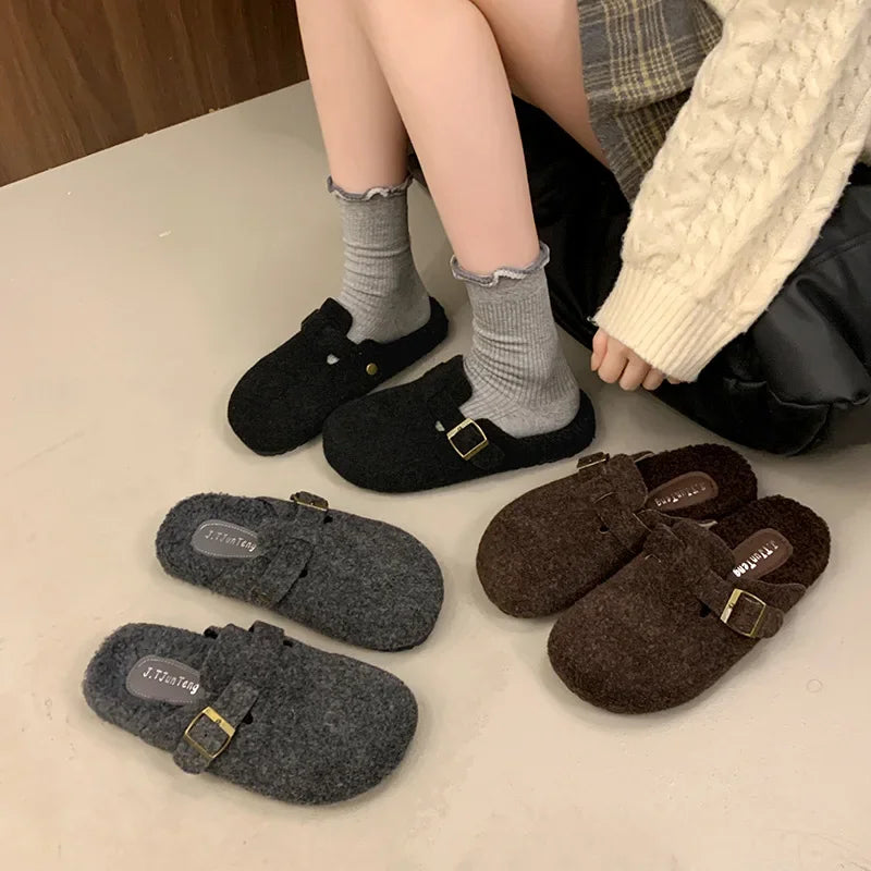 Fleece-Lined Clogs for Women – Cozy & Stylish Slip-On Design 0