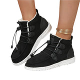 Fleece-Lined Sneaker Boots – Warm & Stylish Winter Footwear for Women