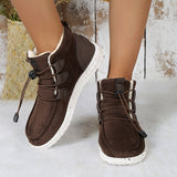 Fleece-Lined Sneaker Boots – Warm & Stylish Winter Footwear for Women