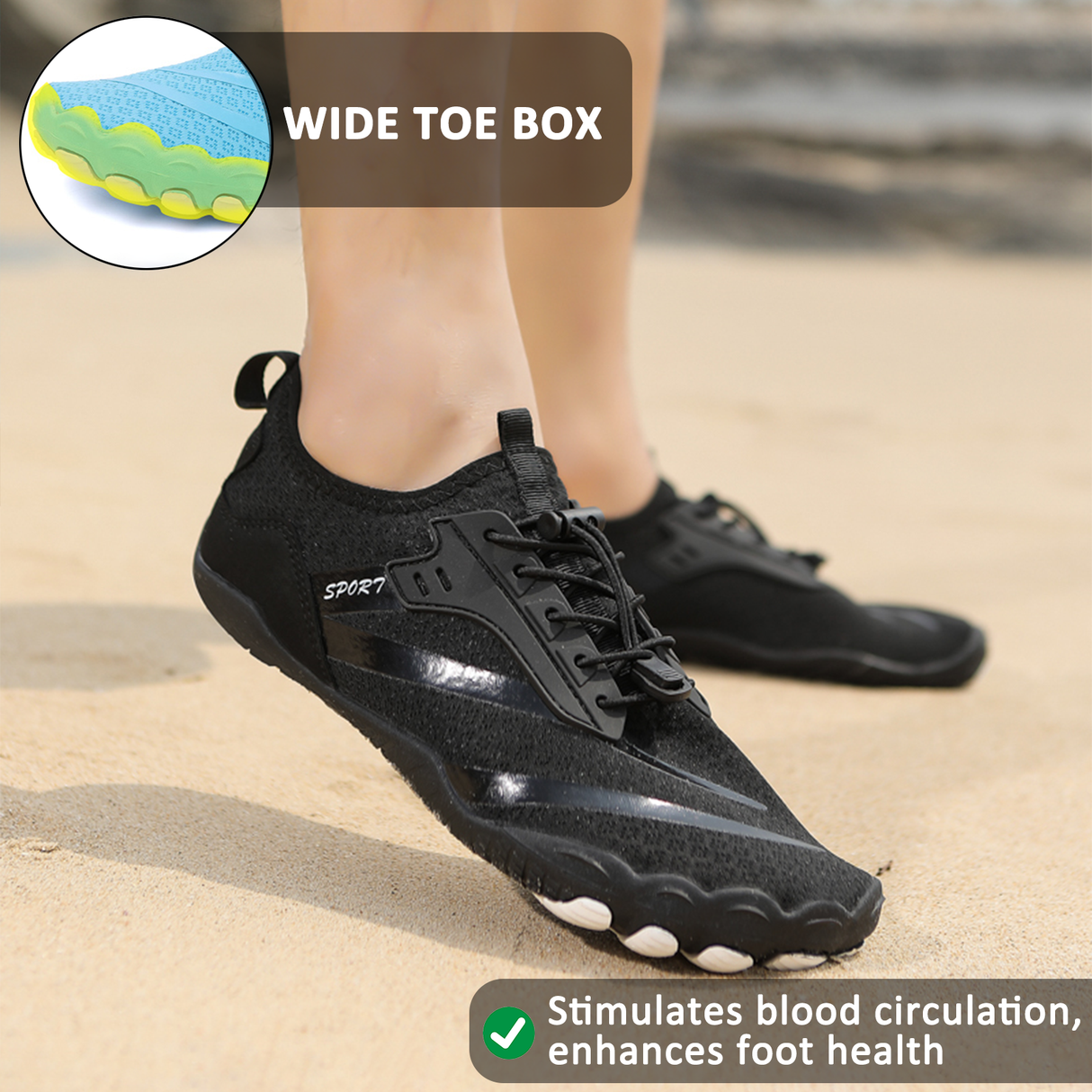 Flexible Barefoot Water Shoes for Unisex – Natural Comfort & Support 3