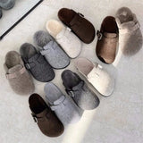 Fur-Lined Mules for Women – Cozy & Versatile