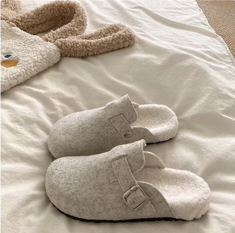 Fur-Lined Mules for Women – Cozy & Versatile