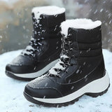 Fur-Lined Platform Snow Boots for Women – Cozy & Stylish Winter Footwear