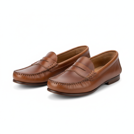 Women’s Classic Penny Loafers – Slip-On Shoes for Work & Everyday Comfort Bareroots Footwear