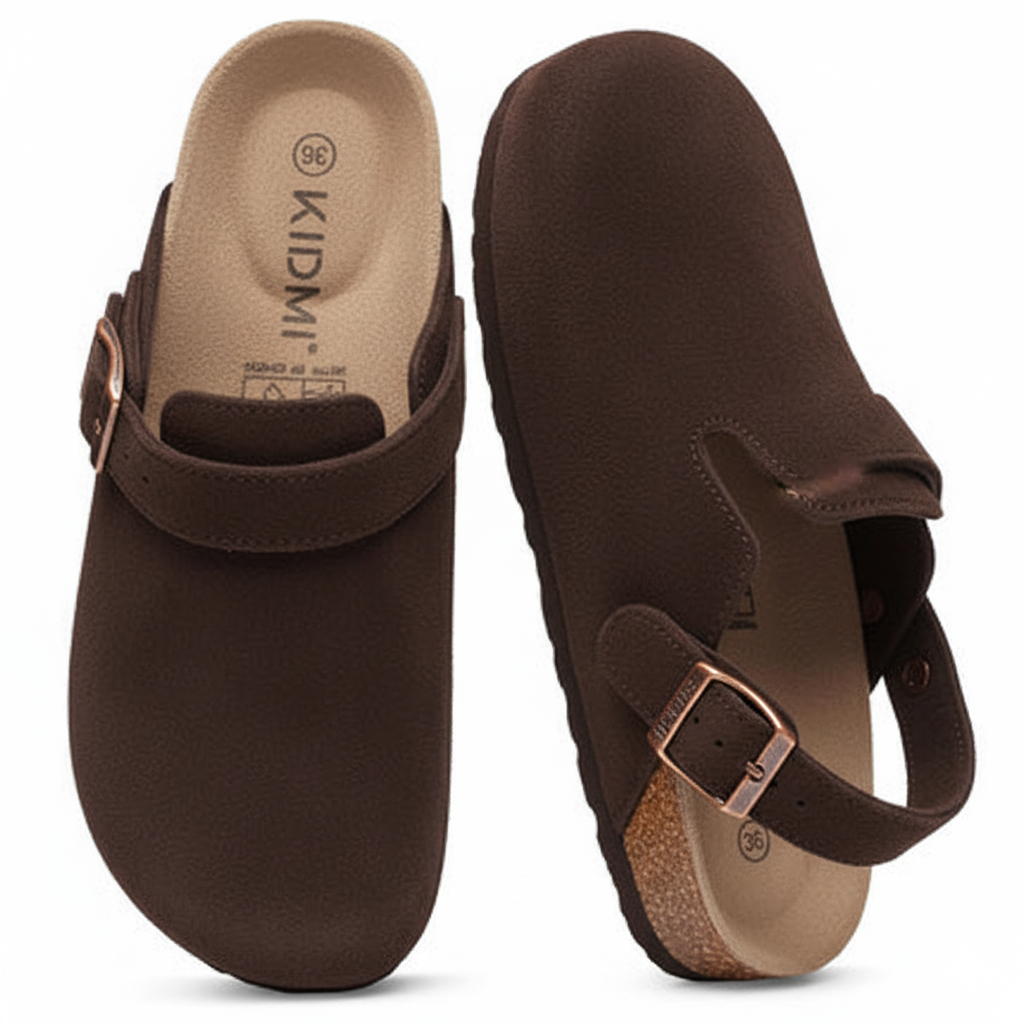Classic Women's Clogs – Adjustable Strap, Comfortable & Traditional Design Bareroots Footwear