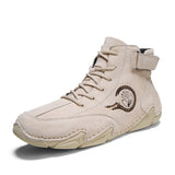 Genuine Leather Ankle Boots for Men – Stylish & Comfortable 3