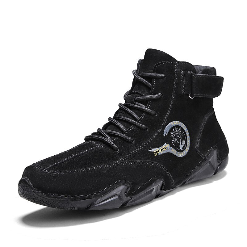 Genuine Leather Ankle Boots for Men – Stylish & Comfortable 4