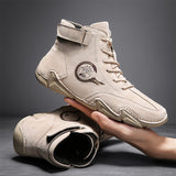 Genuine Leather Ankle Boots for Men – Stylish & Comfortable 8