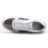 Glitter Platform Sneakers for Women – Stylish & Comfortable Casual Footwear