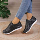 Glitter Slip-On Sneakers for Women – Stylish & Comfortable Footwear