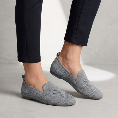 Breathable Knit Loafers – Lightweight Casual Comfort Walking Flats