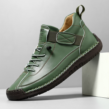 Hand-Stitched Trainers for Men – Soft & Non-Slip