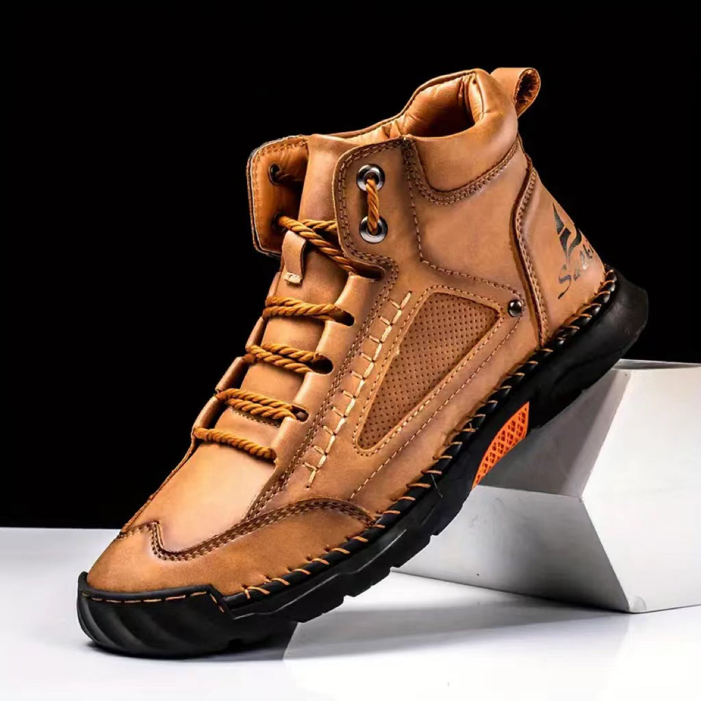 Handmade Leather Chukka Boots for Men – Stylish & Lightweight 0