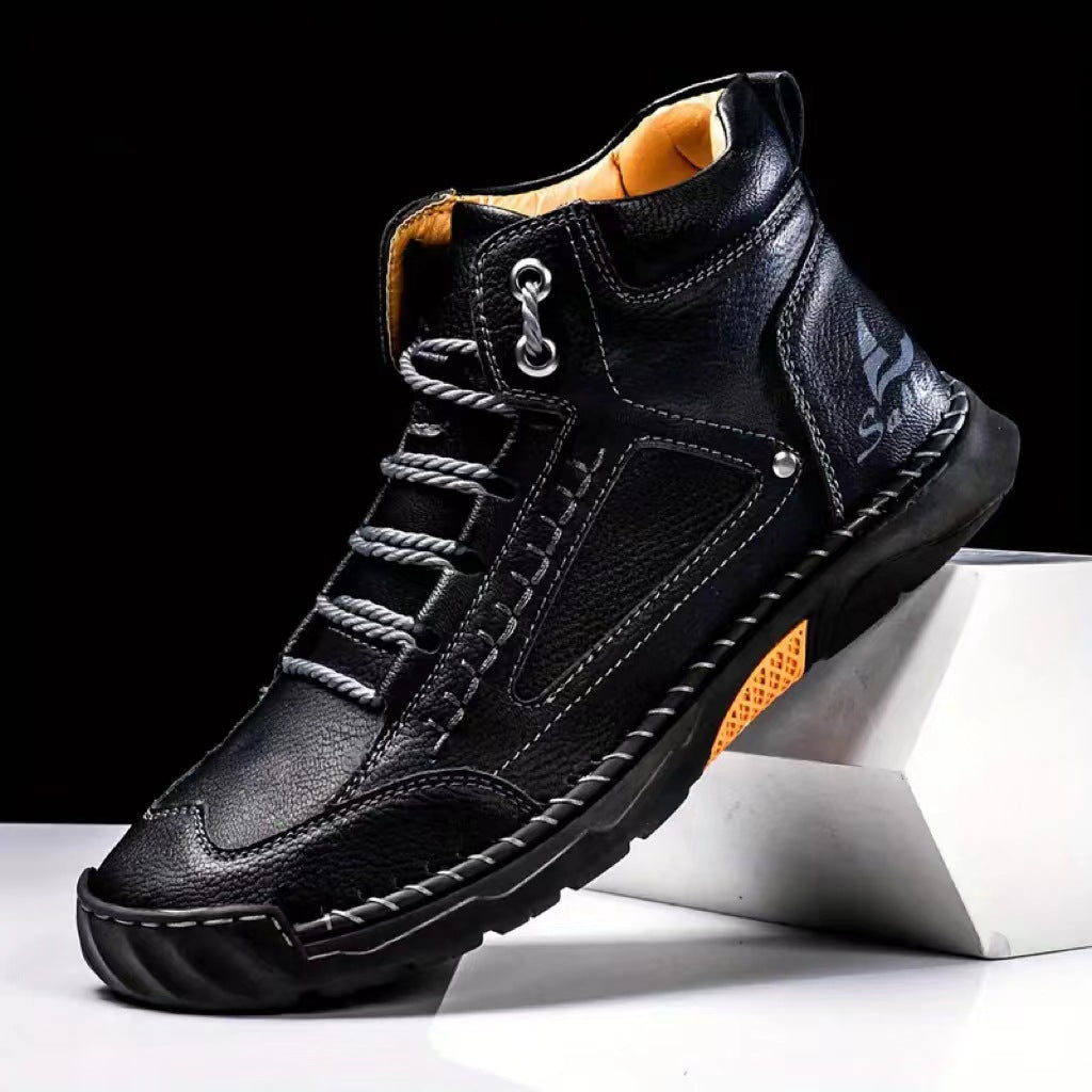 Handmade Leather Chukka Boots for Men – Stylish & Lightweight 2