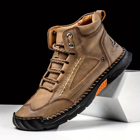 Handmade Leather Chukka Boots for Men – Stylish & Lightweight 3