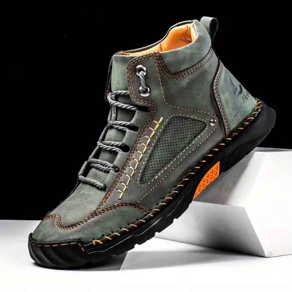 Handmade Leather Chukka Boots for Men – Stylish & Lightweight 5