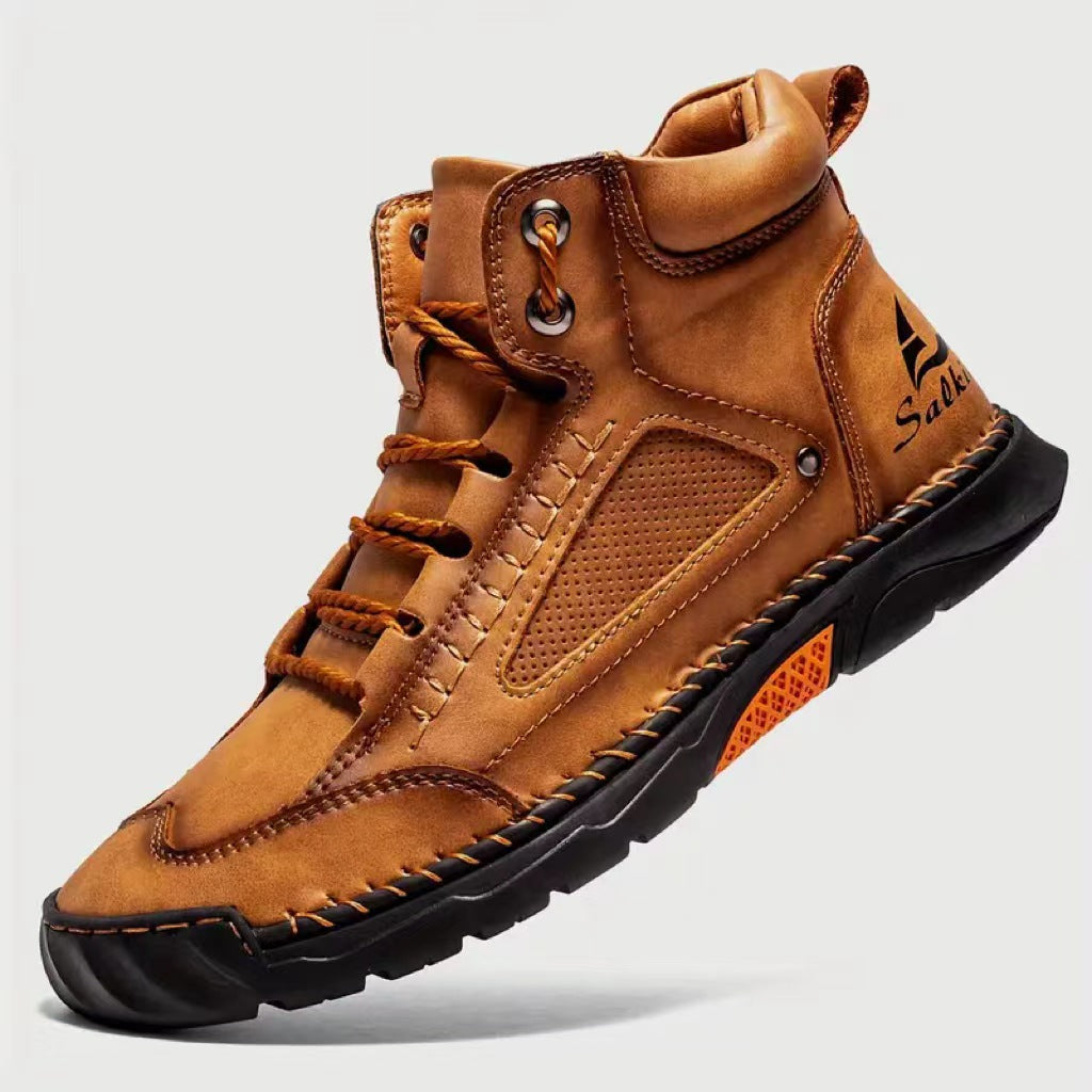 Handmade Leather Chukka Boots for Men – Stylish & Lightweight 6