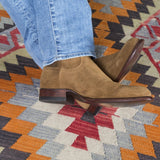 High-Top Cowboy Boots for Men – Stylish & Durable Suede Design