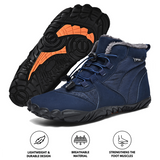 High-Top Hiking Boots for Men – Warm & Comfortable for Winter Adventures 0