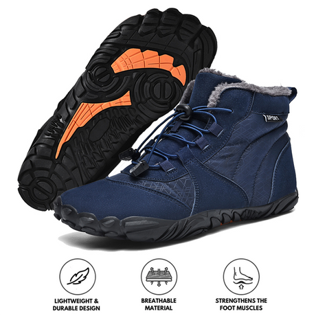 High-Top Hiking Boots for Men – Warm & Comfortable for Winter Adventures 0