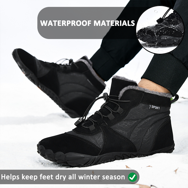 High-Top Hiking Boots for Men – Warm & Comfortable for Winter Adventures 2