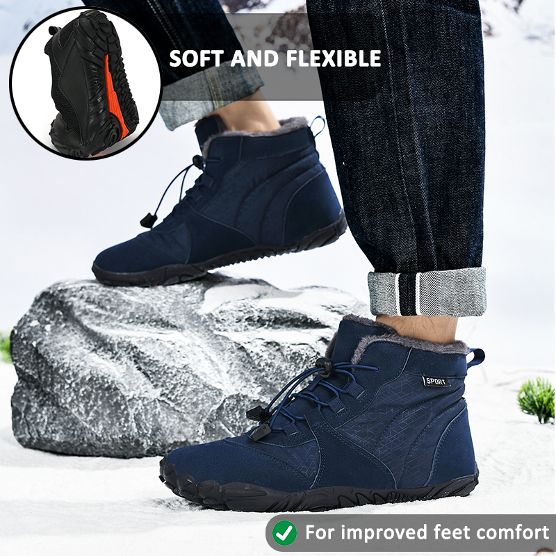 High-Top Hiking Boots for Men – Warm & Comfortable for Winter Adventures 6