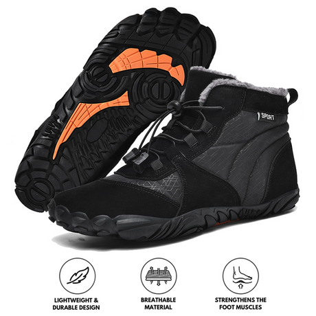 High-Top Hiking Boots for Men – Warm & Comfortable for Winter Adventures 8