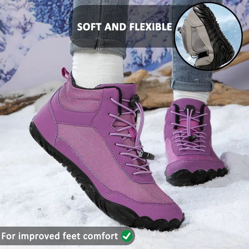 High-Top Waterproof Winter Boots for Unisex – Warm & Breathable Comfort 4