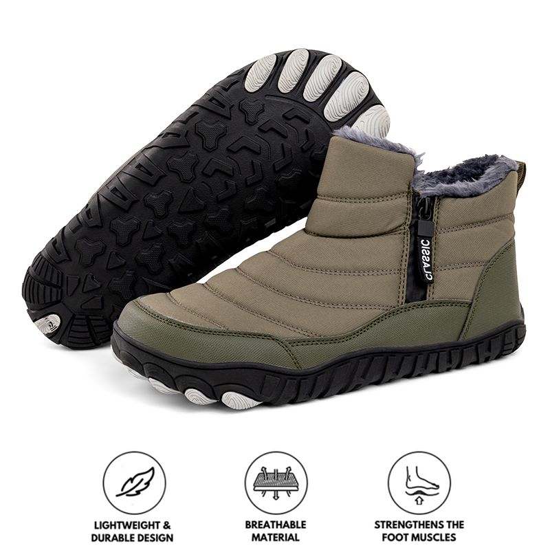 Insulated Snow Boots for Men – Waterproof & Non-Slip Comfort 8