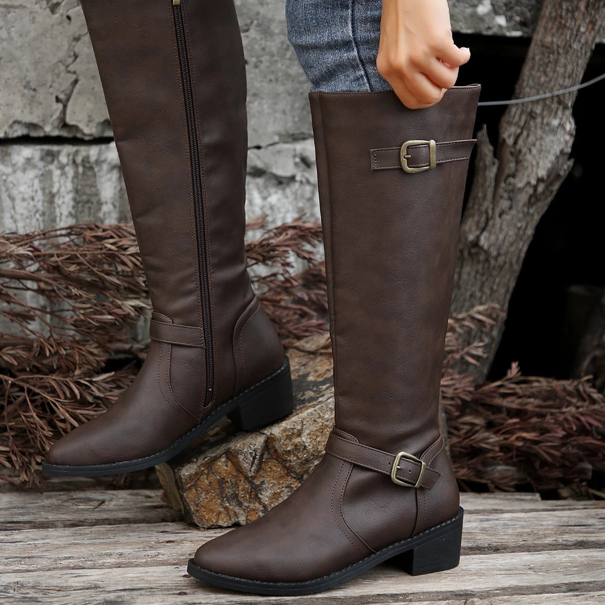 Knee-High Riding Boots for Women – Chic & Comfortable