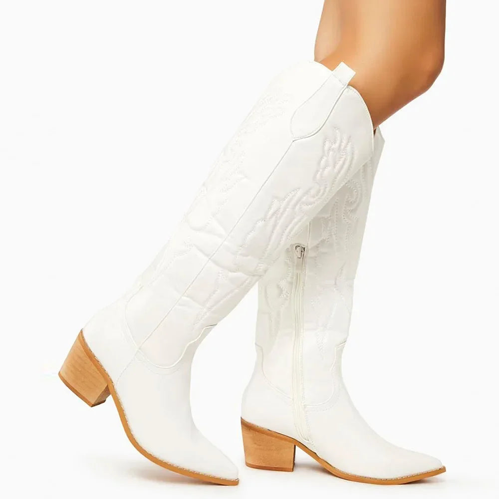 Knee High Western Boots for Women – Vintage Style & Comfortable Fit