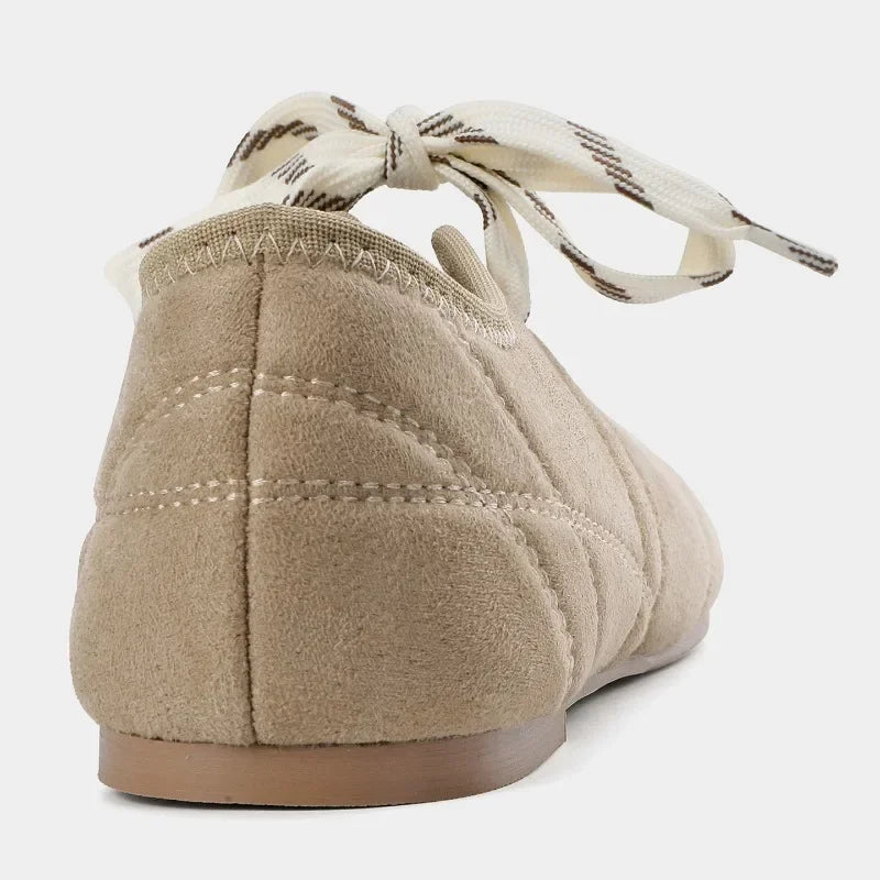 Lace-Up Ballet Flats for Women – Stylish & Comfortable