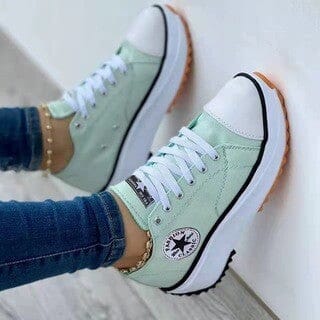 Lace-Up Casual Sneakers for Women – Stylish & Comfortable