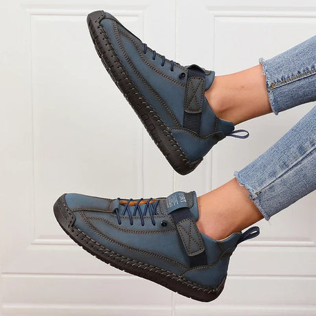 Lace-Up Mid-Calf Boots for Women – Stylish & Comfortable