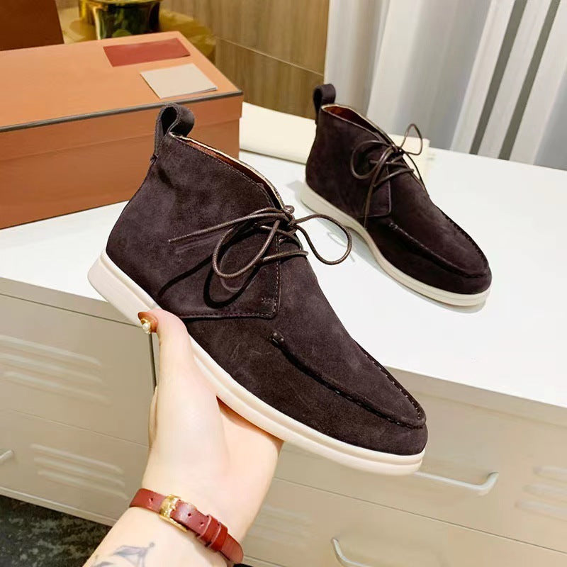 Lace-Up Short Boots for Women – Stylish & Comfortable Footwear
